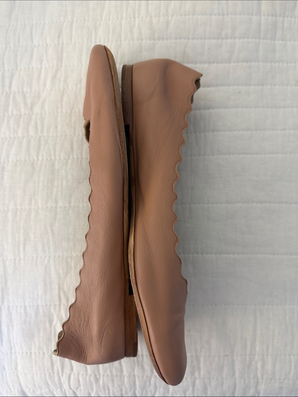 Chloe Lauren Scalloped Ballet Flat - Picture 3 of 3